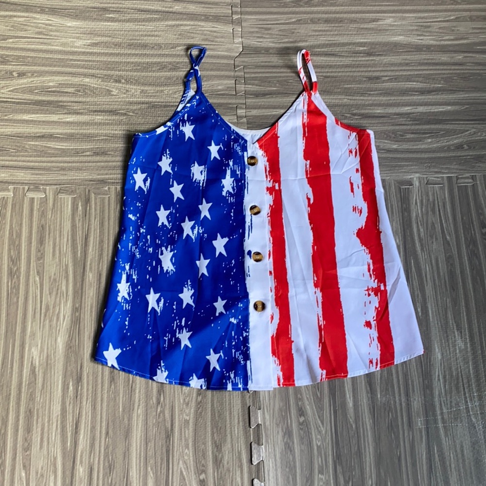 American Flag Tank Top
